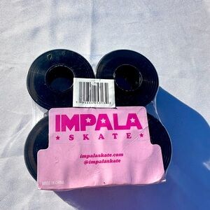 Impala Skates Replacement Wheel 4 Pack 58mm X 32mm Black New